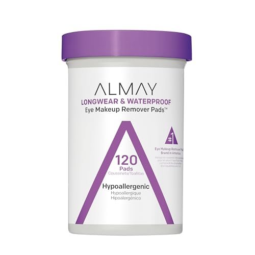 Almay Makeup Remover Pads, Longwear & Waterproof, 120 count