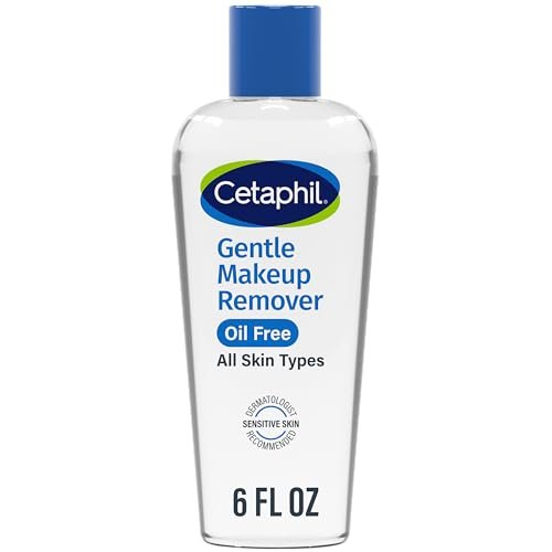 Cetaphil Gentle Waterproof Makeup Remover, Oil-Free Formula...