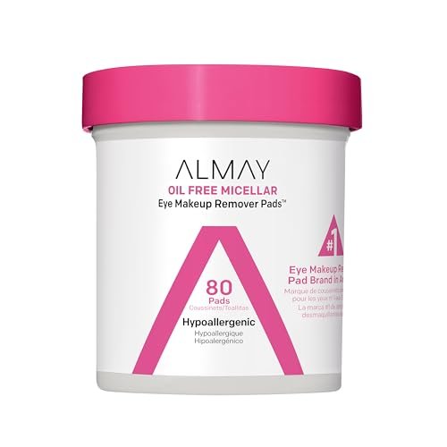 Almay Makeup Remover Pads, Micellar Gentle, Hypoallergenic,...