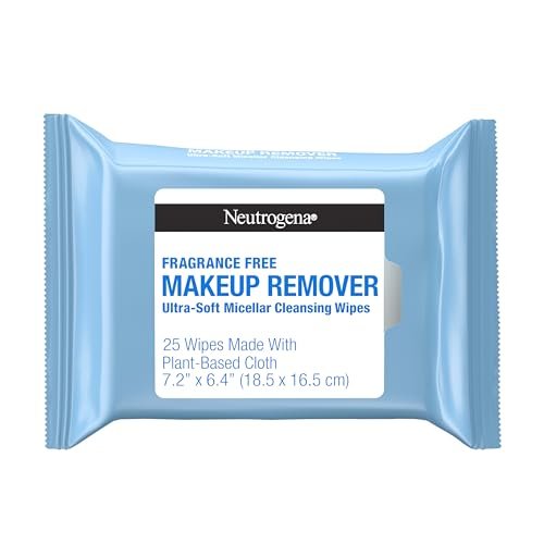 Neutrogena Fragrance-Free Makeup Remover Wipes, Daily...
