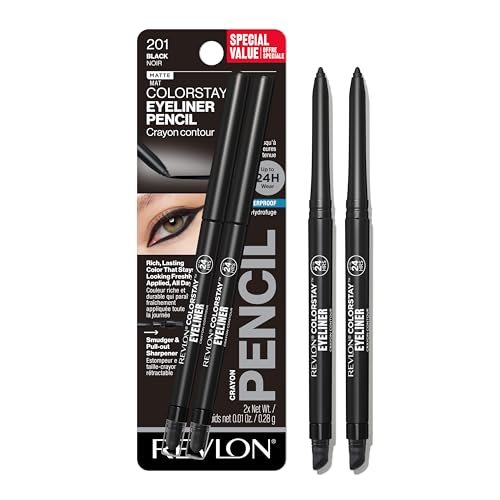 Revlon ColorStay Pencil Waterproof Eyeliner, Smudge-Proof,...