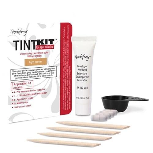 Godefroy Hair Color Kit for Spot Coloring, Light Brown
