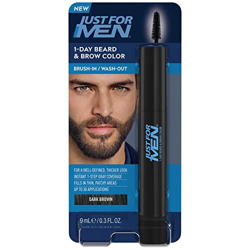 Just for Men 1-Day Beard & Brow Color, Dark Brown