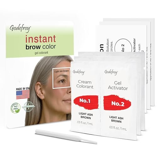Godefroy Fast Acting Temporary Instant Brow Color, Light...