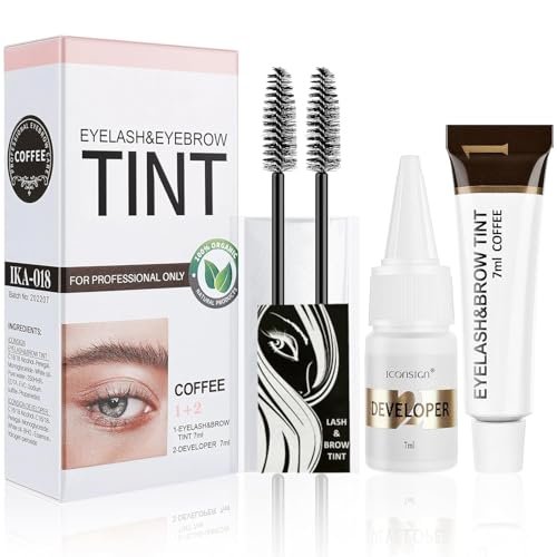 Eyelash & Eyebrow Kit, 2-In-1 Professional Lash & Brow Color