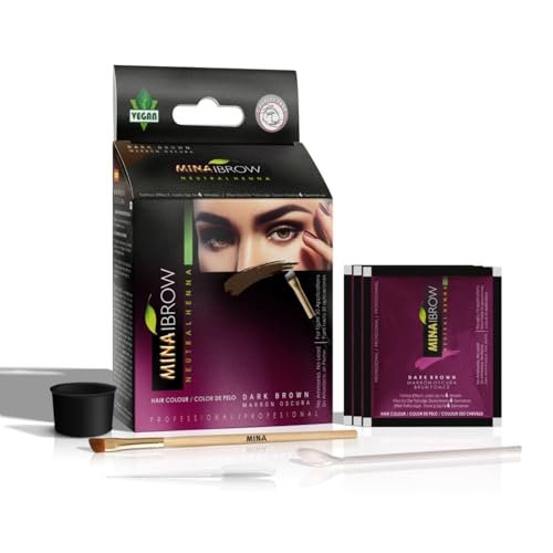 MinaiBrow Dark Brown Tint Kit | Natural Instant Brow Dye