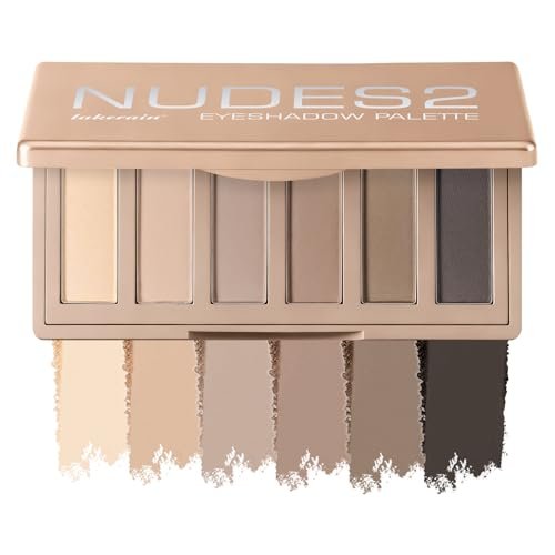 NICEFACE NUDES2 Mini Eyeshadow Palette - 6 Matte Nude Colors