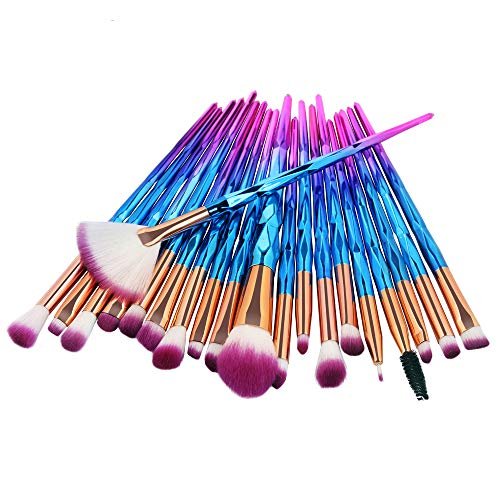 KOLIGHT Pack of 20pcs Cosmetic Eye Shadow Sponge Brush Set
