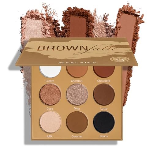 MAKI YIKA Brown Eyeshadows Palette Nude Eye Shadow Matte...