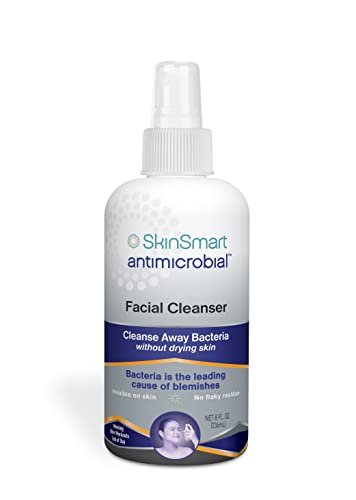 SkinSmart Antimicrobial Facial Cleanser for Breakouts &...