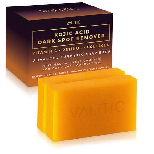 VALITIC Kojic Acid Dark Spot Remover Soap Bars (2 Pack)