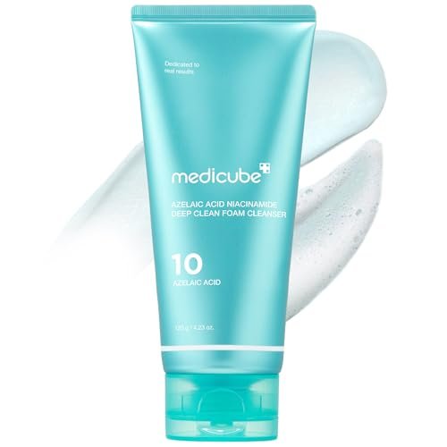 medicube Facial Cleanser Azelaic Acid Whip Cleanser for...