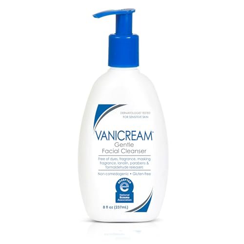 Vanicream Gentle Facial Cleanser with Pump Dispenser for...