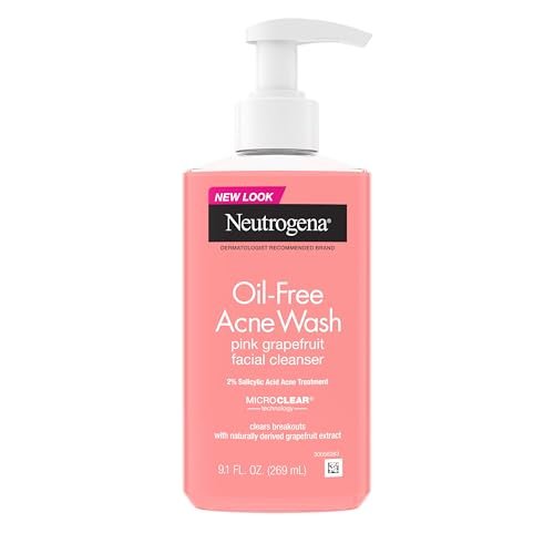 Neutrogena Oil-Free Acne Wash Pink Grapefruit Facial...