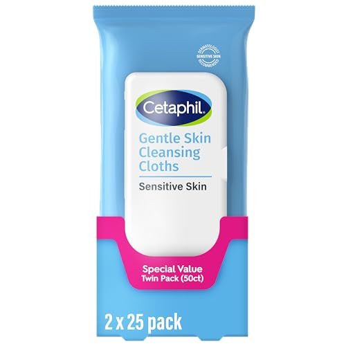 Cetaphil Face and Body Wipes, Gentle Skin Cleansing Cloths