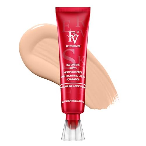 FV Dewy Liquid Foundation, Hydrating Smooth Formula for Dry...
