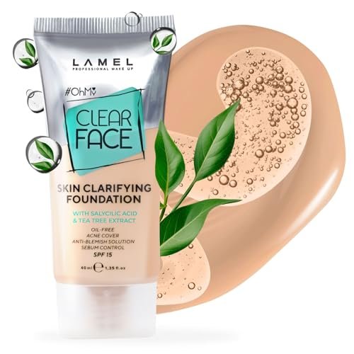 LAMEL Oh My Clear Face Full Coverage Foundation for Acne