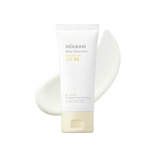 mixsoon Bean Sunscreen-Lightweight Airy Texture SPF 50 for...