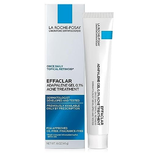 La Roche-Posay Effaclar Adapalene Gel 0.1% Acne Treatment...