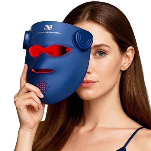 INIA Glow 4D Wireless Red Light Therapy Face Mask