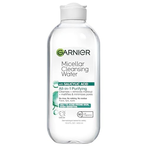 Garnier Micellar Water with Salicylic Acid, All-in-1...