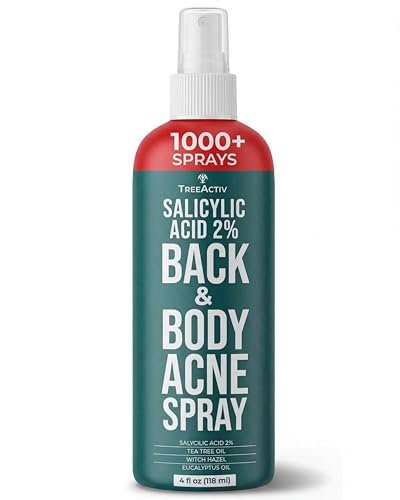Back Acne Spray, 2% Salicylic Acid (BHA) Body Treatment