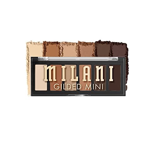 Milani Gilded Mini Eyeshadow Palette with 6 Matte Shimmer...