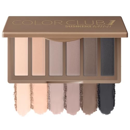 SUSIKEKI 6 Colors Mini Eyeshadow Makeup Palette in Neutral...