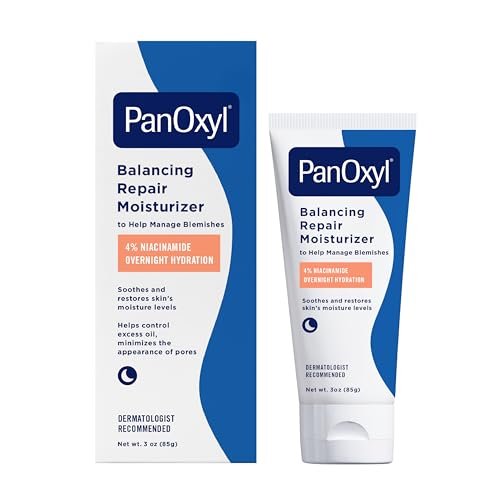 PanOxyl PM Balancing Repair Moisturizer with Niacinamide,...