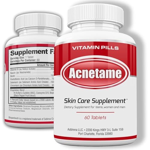 Acnetame Acne Pills- Vitamin Supplements for Acne Treatment