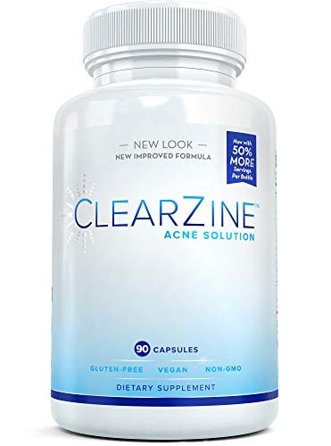 ClearZine Acne Pills for Teens & Adults Clear Skin...