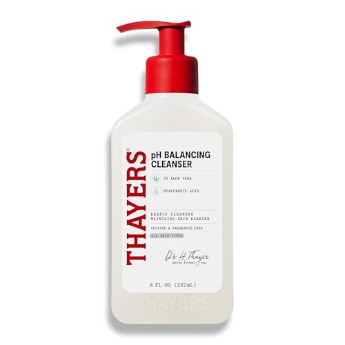 THAYERS pH Balancing Daily Cleanser, Face Wash with Aloe...