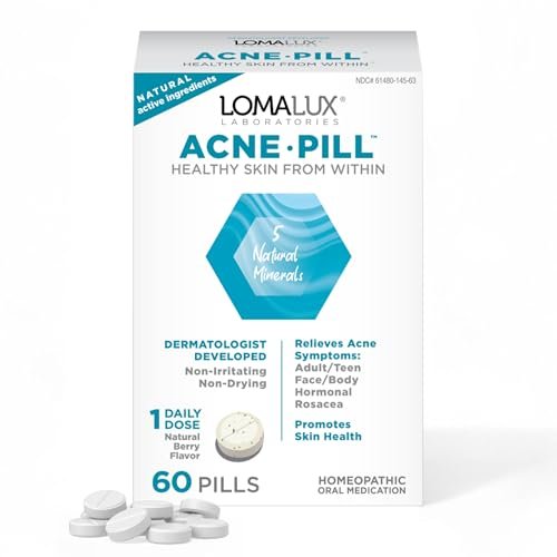 Loma Lux Acne Pills – Skin Clearing Natural Mineral...