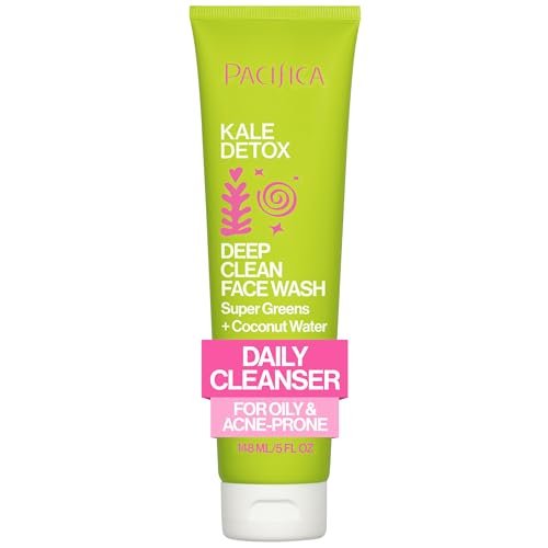 Pacifica Kale Detox Face Wash for Oily, Acne-Prone Skin