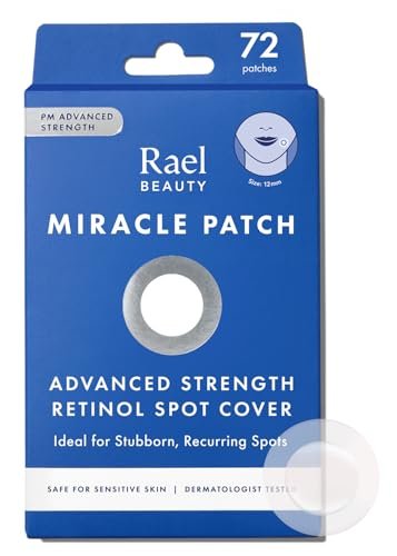 Rael Pimple Patches, Miracle Retinol Spot Cover, PM Advanced
