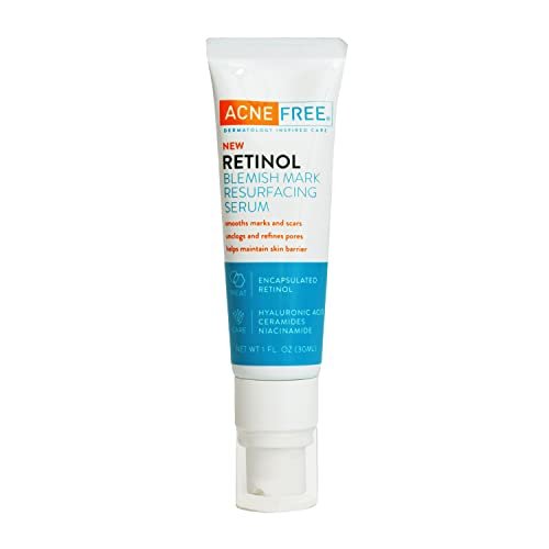 AcneFree Retinol Blemish Mark Resurfacing Serum with...
