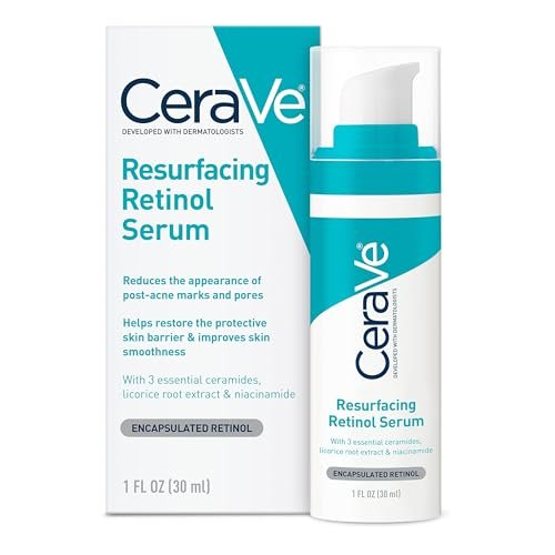 CeraVe Resurfacing Retinol Serum For Post Acne Marks and...