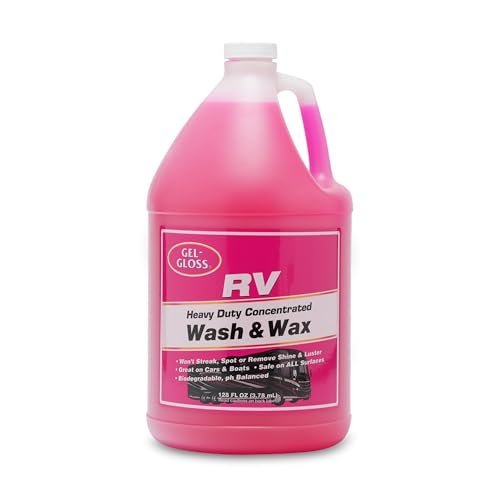 Gel GLOSS RV Wash & Wax - Carnauba 1 Gallon