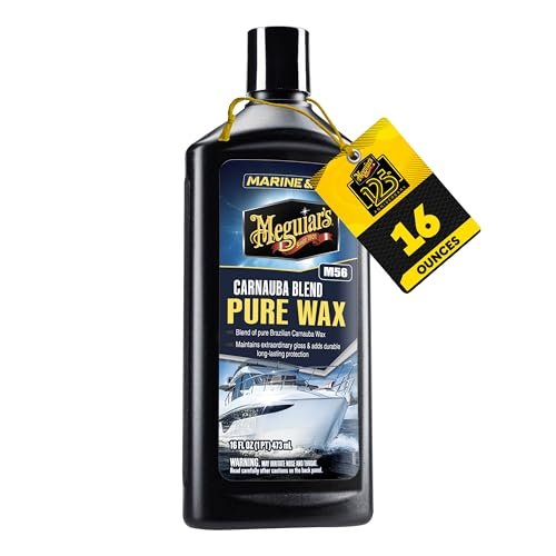 Meguiar's M5616 Marine/RV Pure Wax Carnauba Blend, 16 Oz...