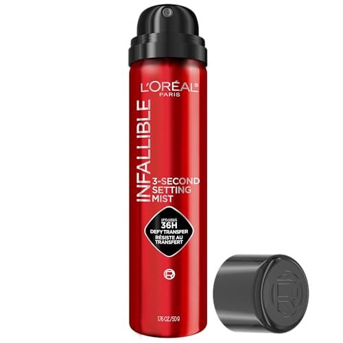 L'Oreal Paris Infallible 3-Second Setting Spray Mist, 36HR...