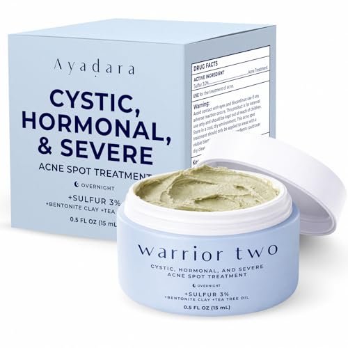 Cystic Acne Spot Cream Overnight Hormonal Acne-Prone Skin...