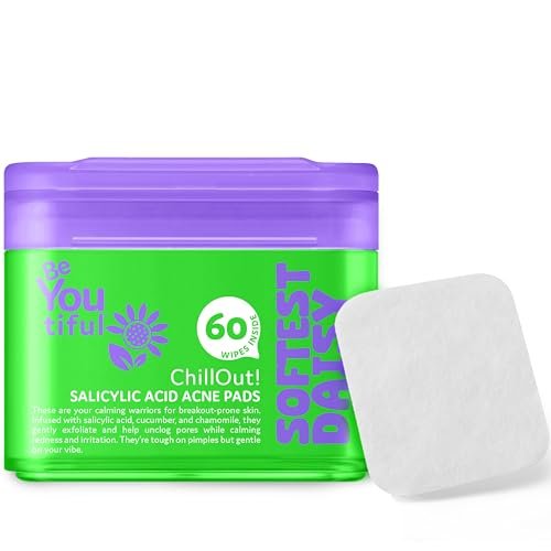 BeYoutiful ChillOut Gentle Acne Cleansing Face Wipes with...
