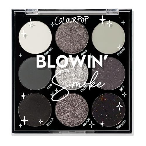 ColourPop Blowin' Smoke Eyeshadow Palette - Silver & Smokey...
