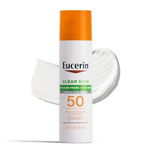 Eucerin Sun Clear Skin Face Sunscreen Lotion SPF 50