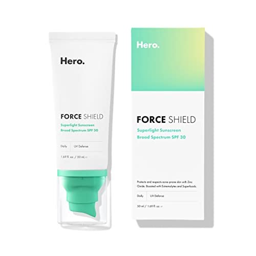 Hero Cosmetics Force Shield Superlight Sunscreen SPF 30 for...