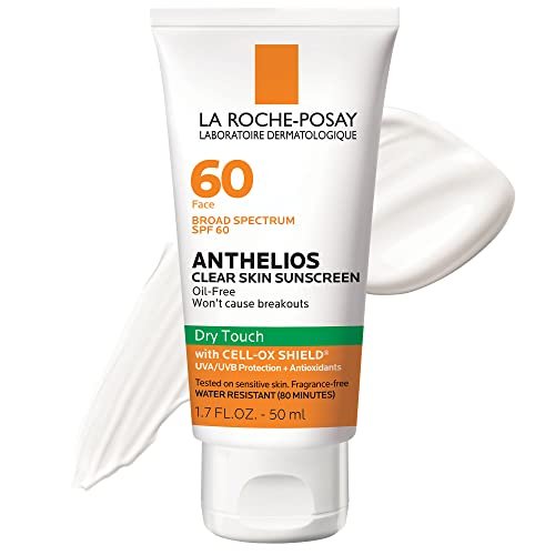 La Roche-Posay Anthelios Clear Skin Sunscreen Dry Touch SPF...