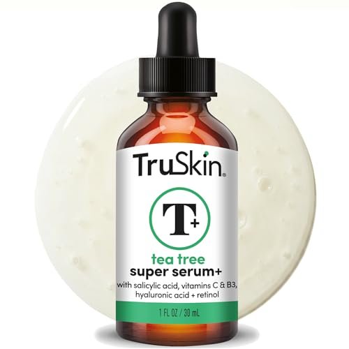 TruSkin Tea Tree Oil Acne Treatment Serum with Salicylic...