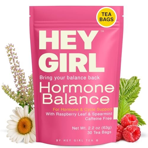 Hormone Balance for Women Tea with Spearmint, Red Raspberry...