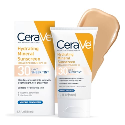 CeraVe Hydrating Mineral Sunscreen SPF 30 with Sheer Tint