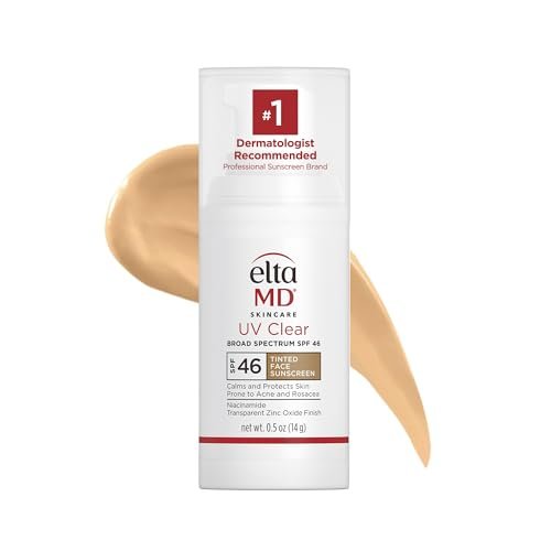 EltaMD UV Clear Tinted Face Sunscreen, SPF 46 Oil-Free